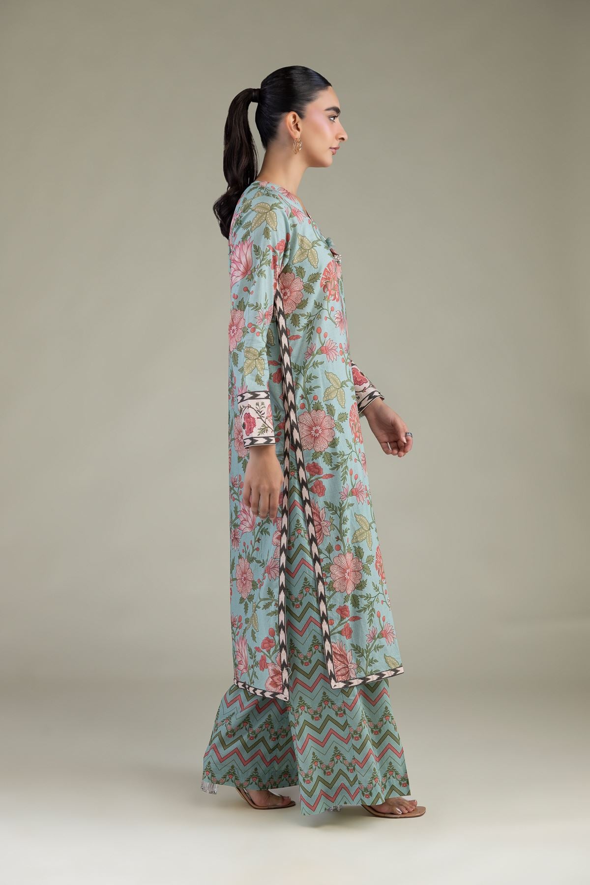 Floral Cambric Pants