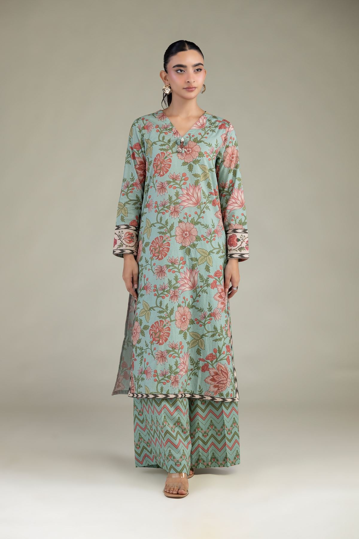 Floral Cambric Pants