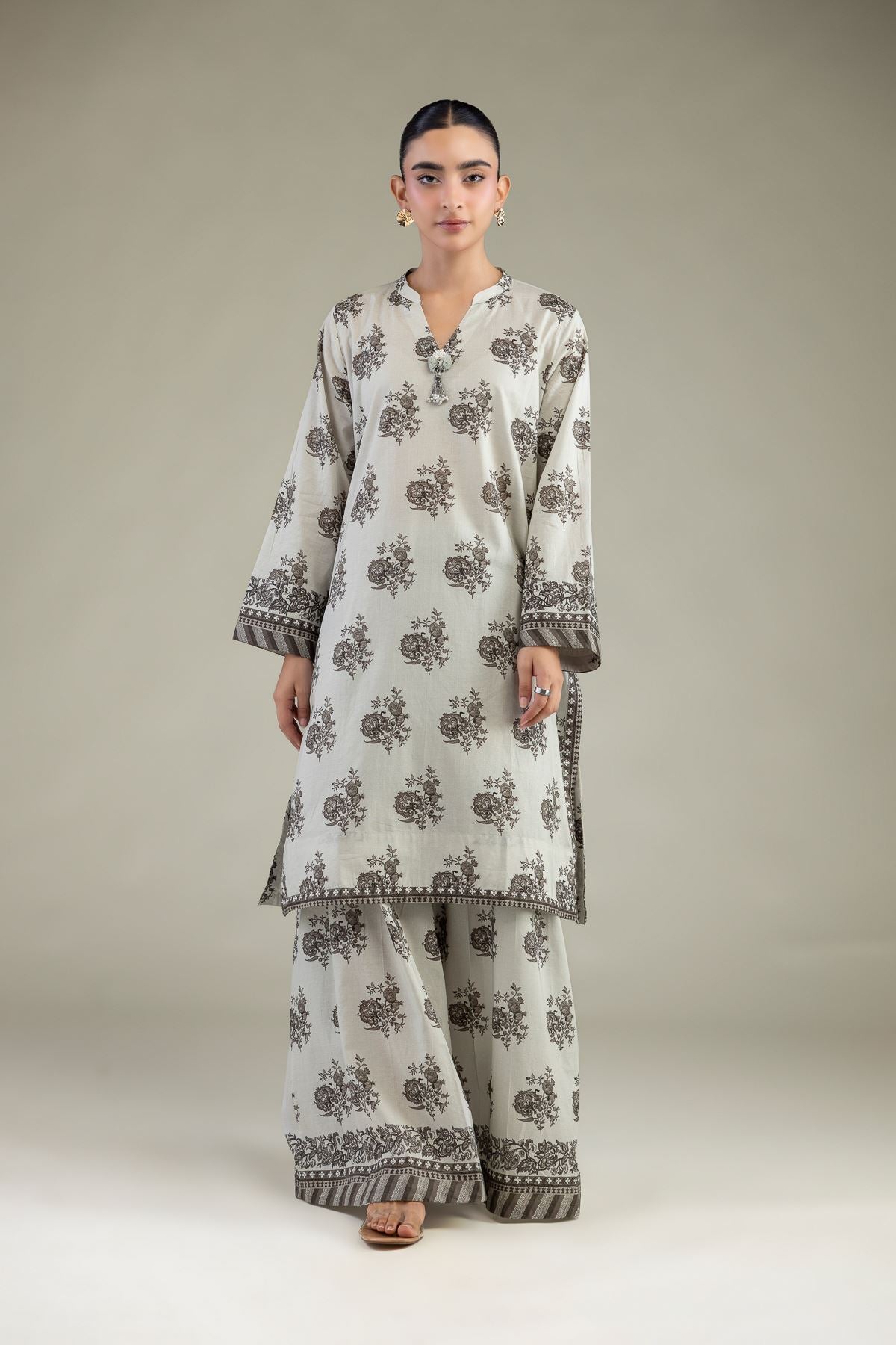 Floral Cambric Pants