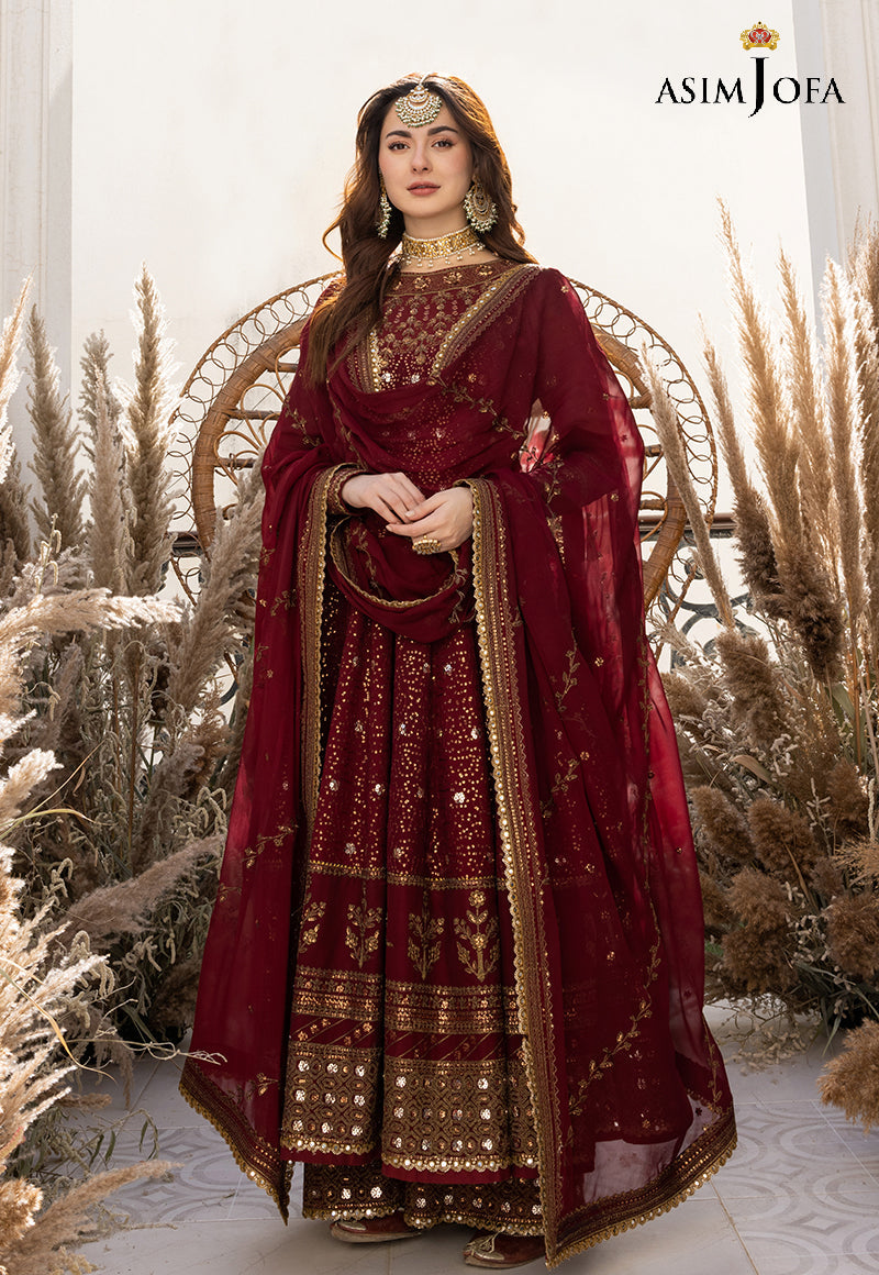AJHJ-20 EMBROIDERED CHIFFON 3 PCS
