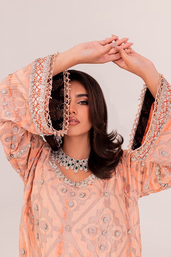 Nauratan | The Silk Series - Peach Sorbet