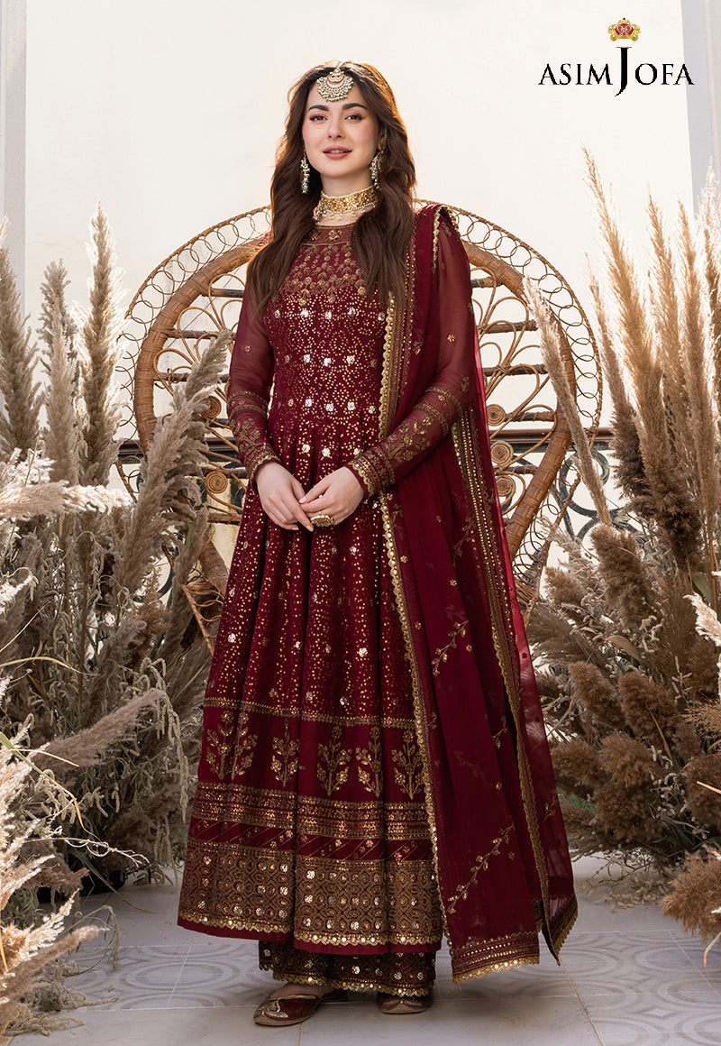 AJHJ-20 EMBROIDERED CHIFFON 3 PCS