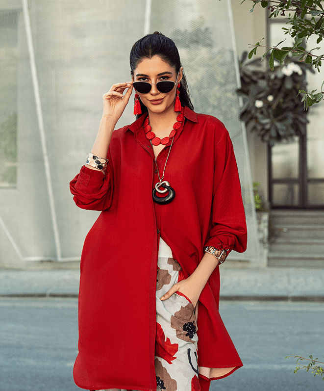 Scarlet Garden Stitched (2-Piece)