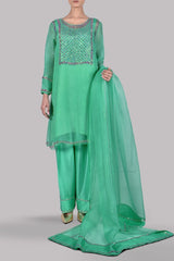 Spring Bud Embellished Organza Set