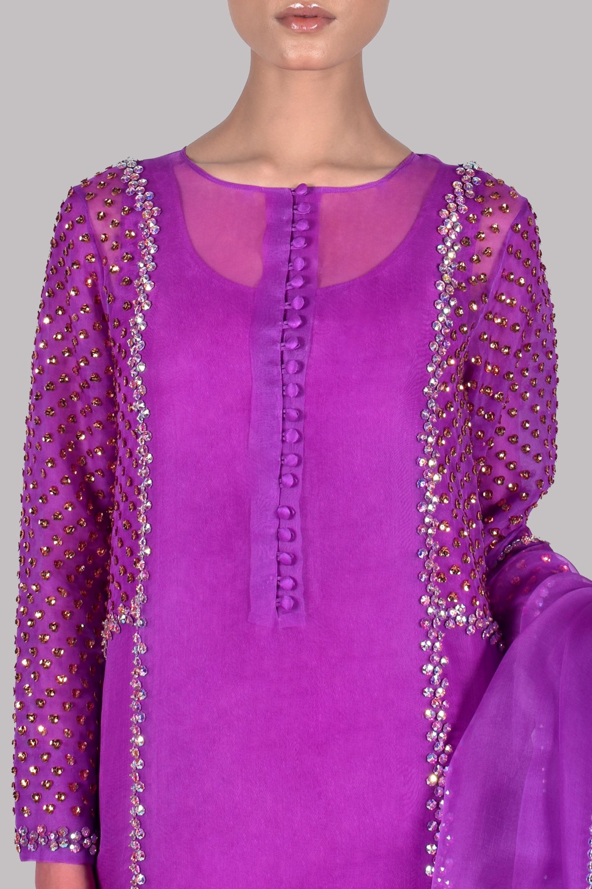 Byzantium Embellished Organza Set
