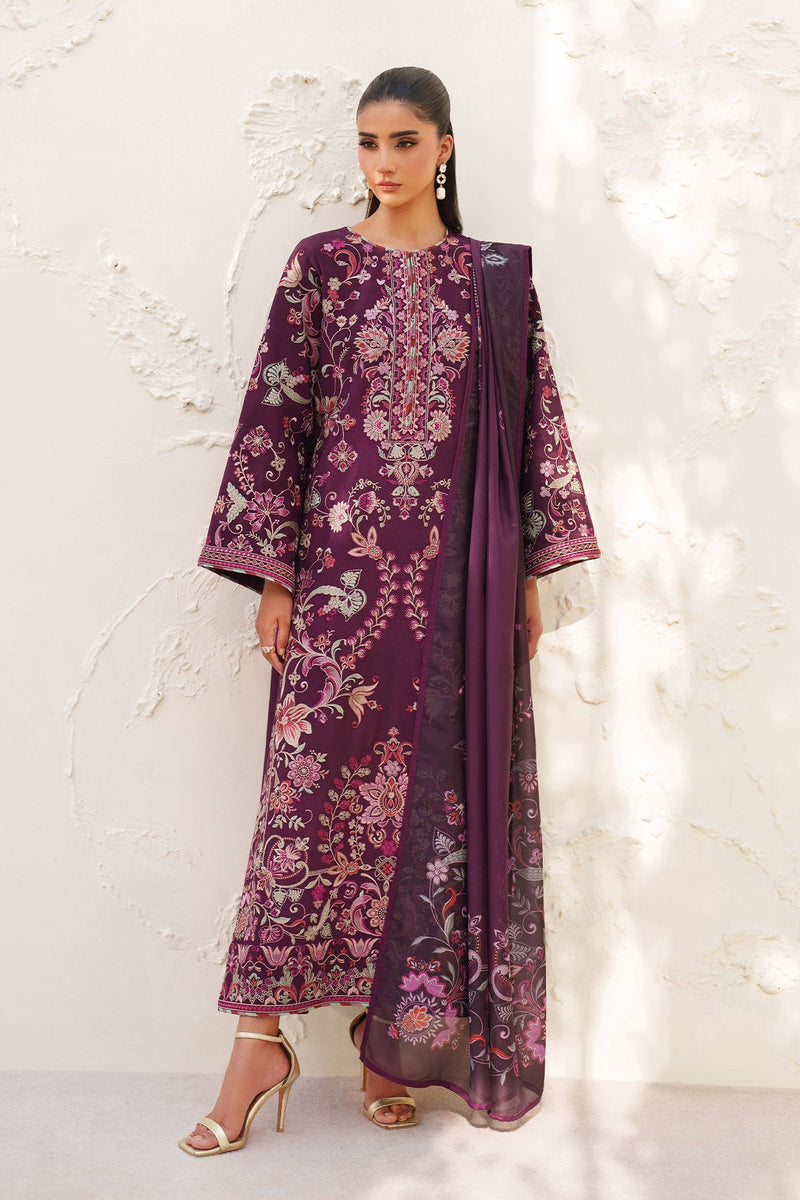 EMBROIDERED RAW SILK SF-4382