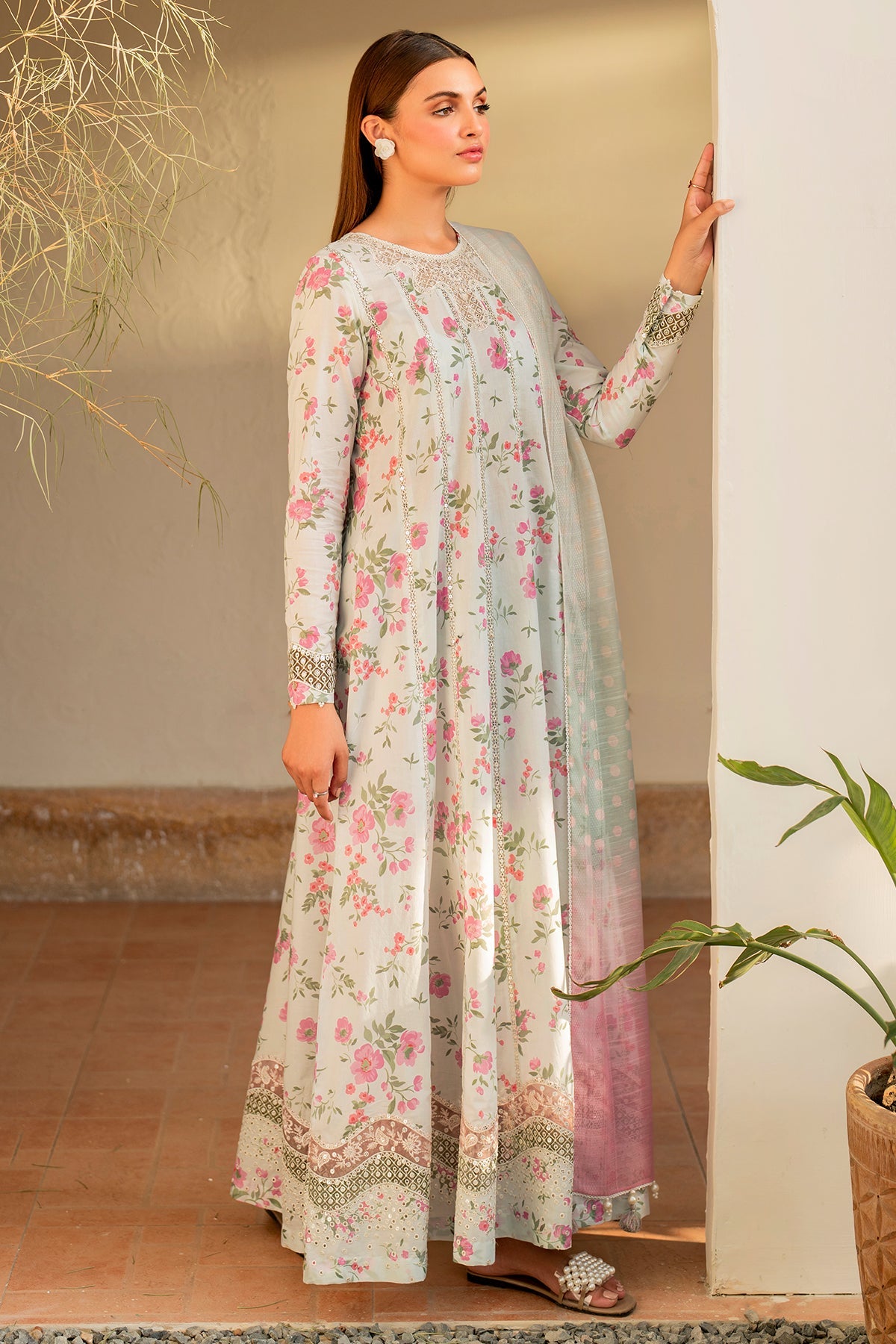 EMBROIDERED LAWN RTW-9055