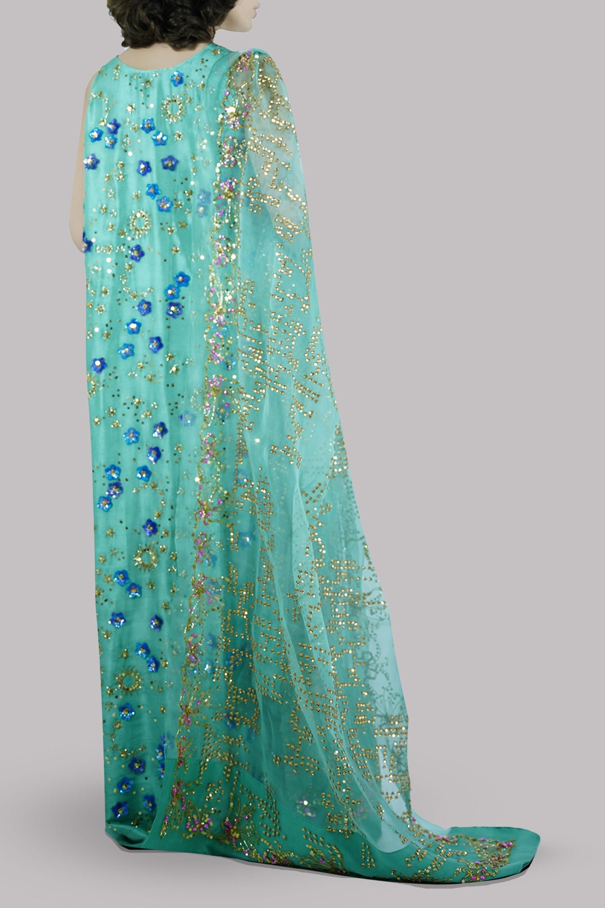 Malachite Green Embellished Maxi Set