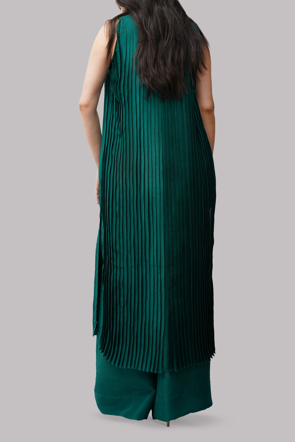 Galapagos Green Raw Silk Set