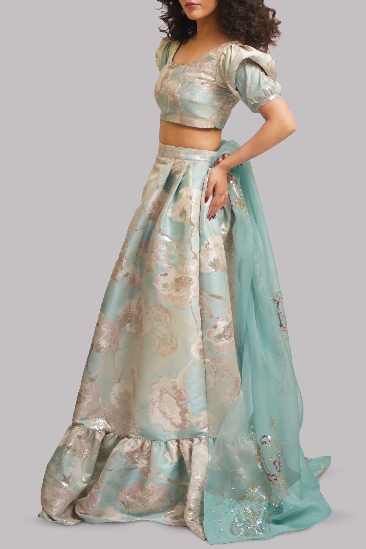 Saltwater Slide Italian Cloqué Skirt Set