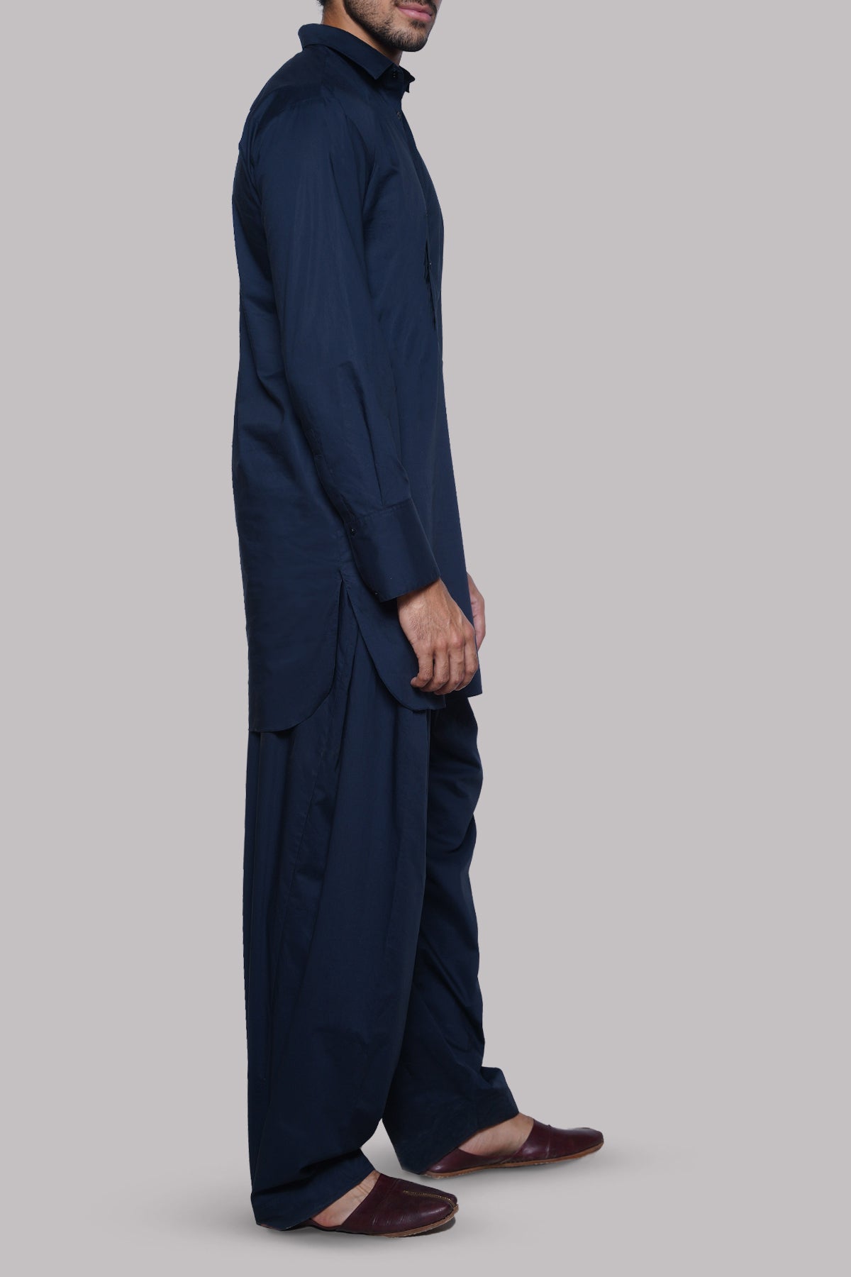 Navy Blue Cotton Set