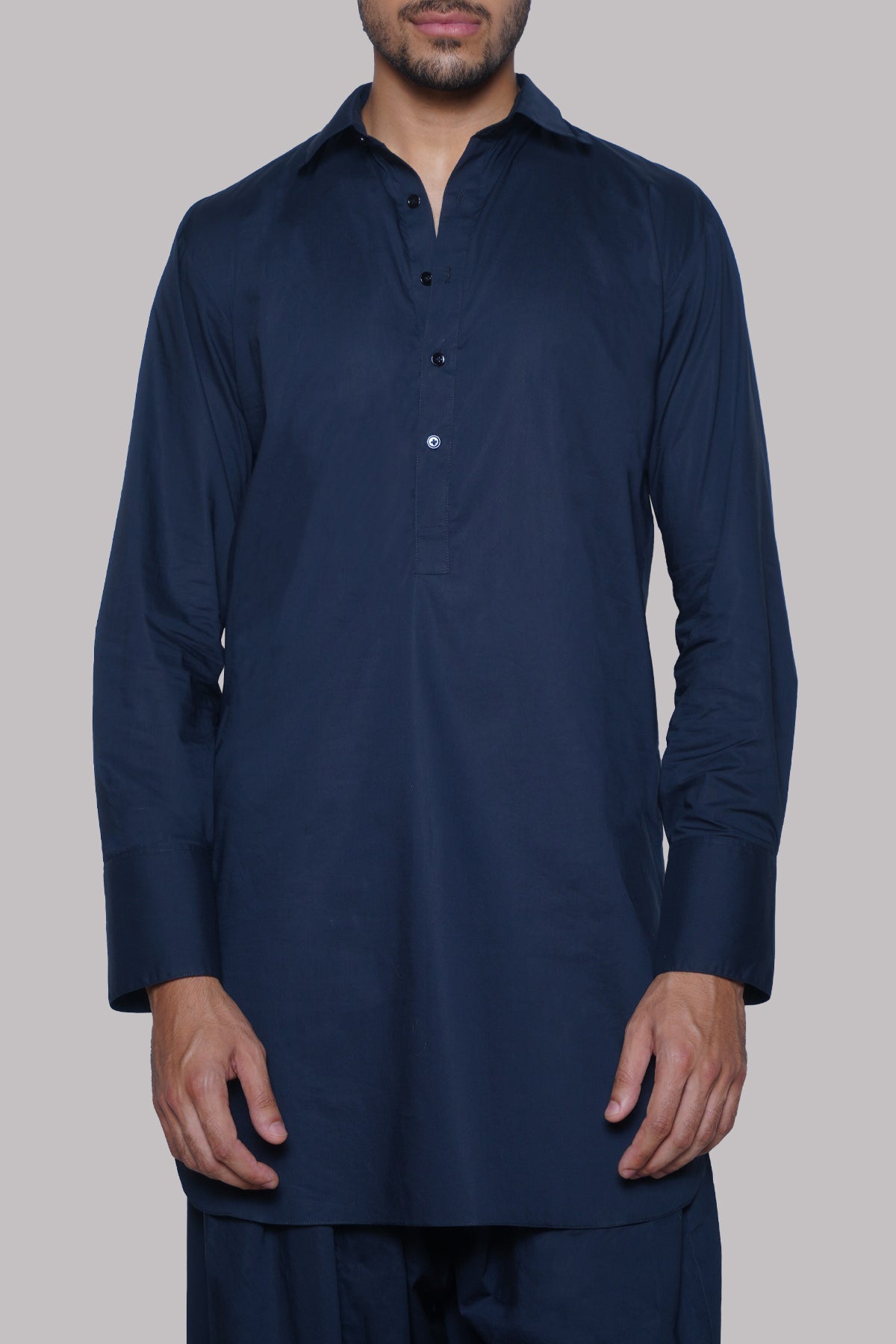 Navy Blue Cotton Set