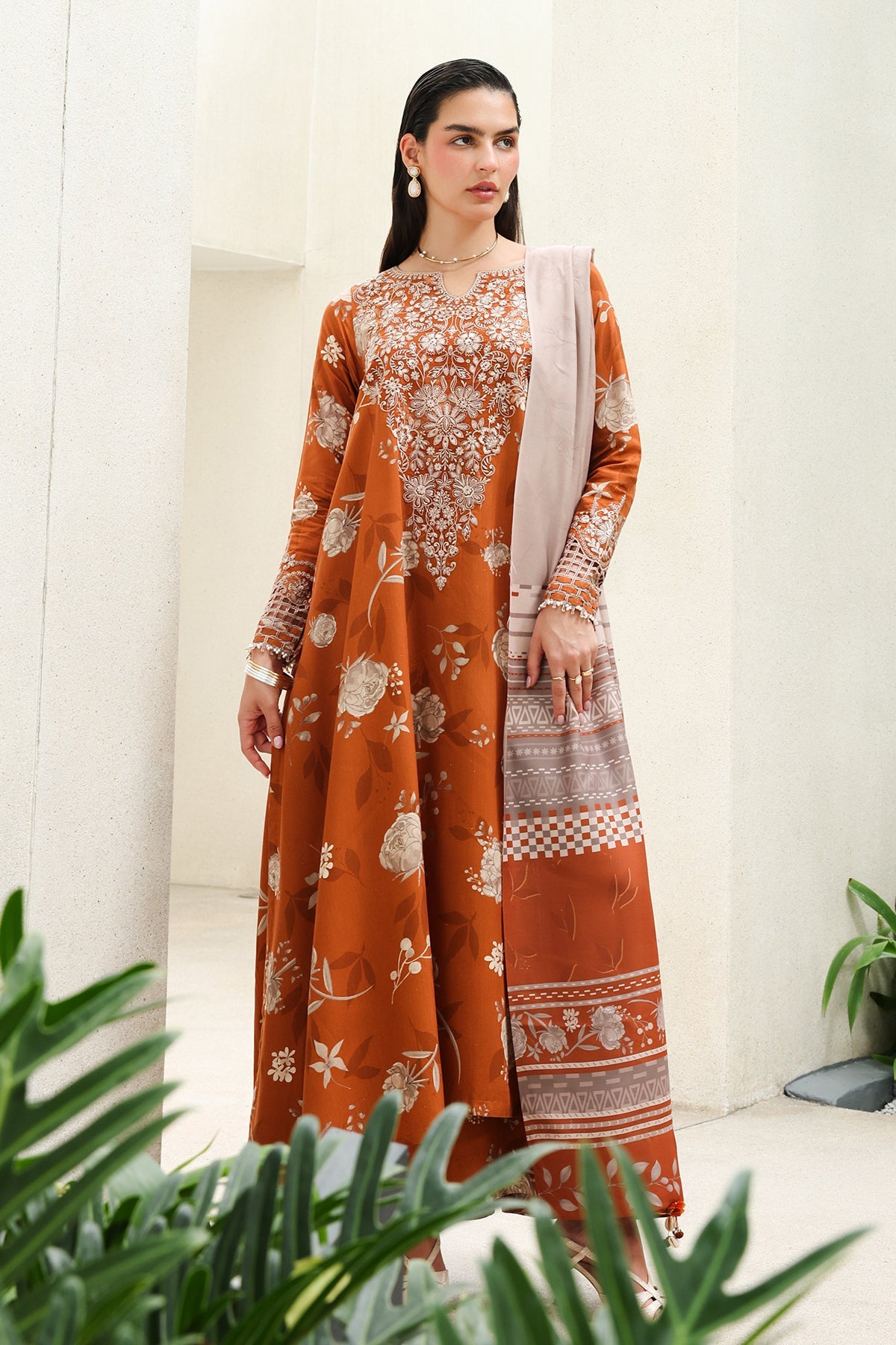 EMBRIODERED VISCOSE SILK SF-4626
