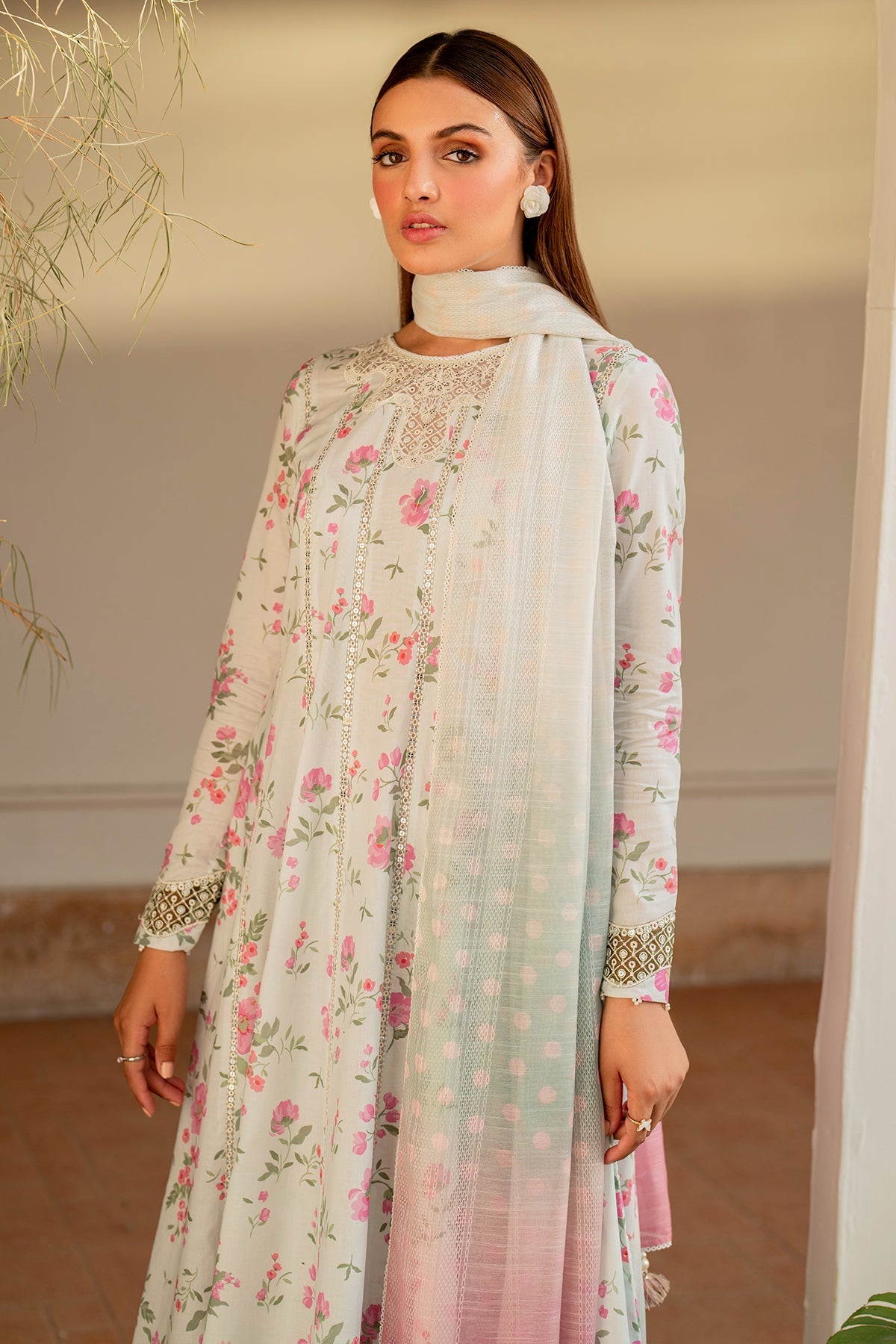 EMBROIDERED LAWN RTW-9055