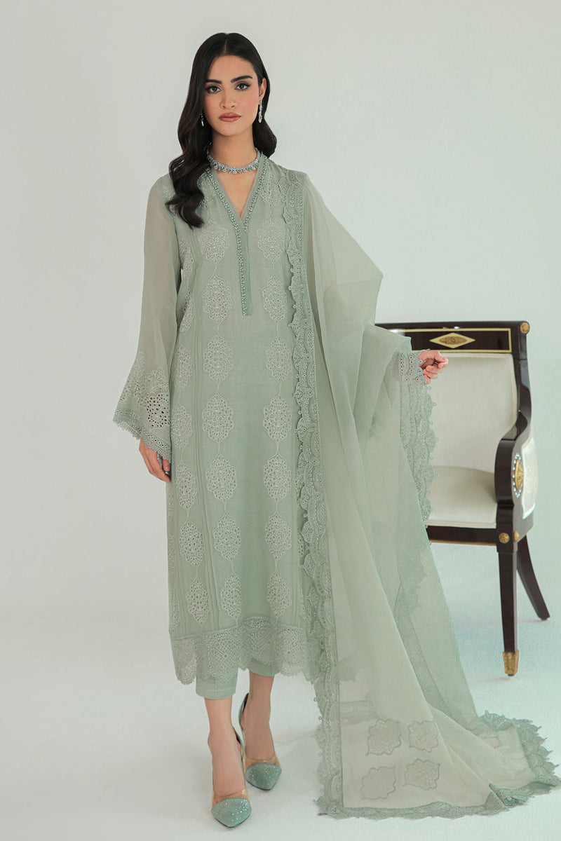 Embroidered Chiffon Uf-234