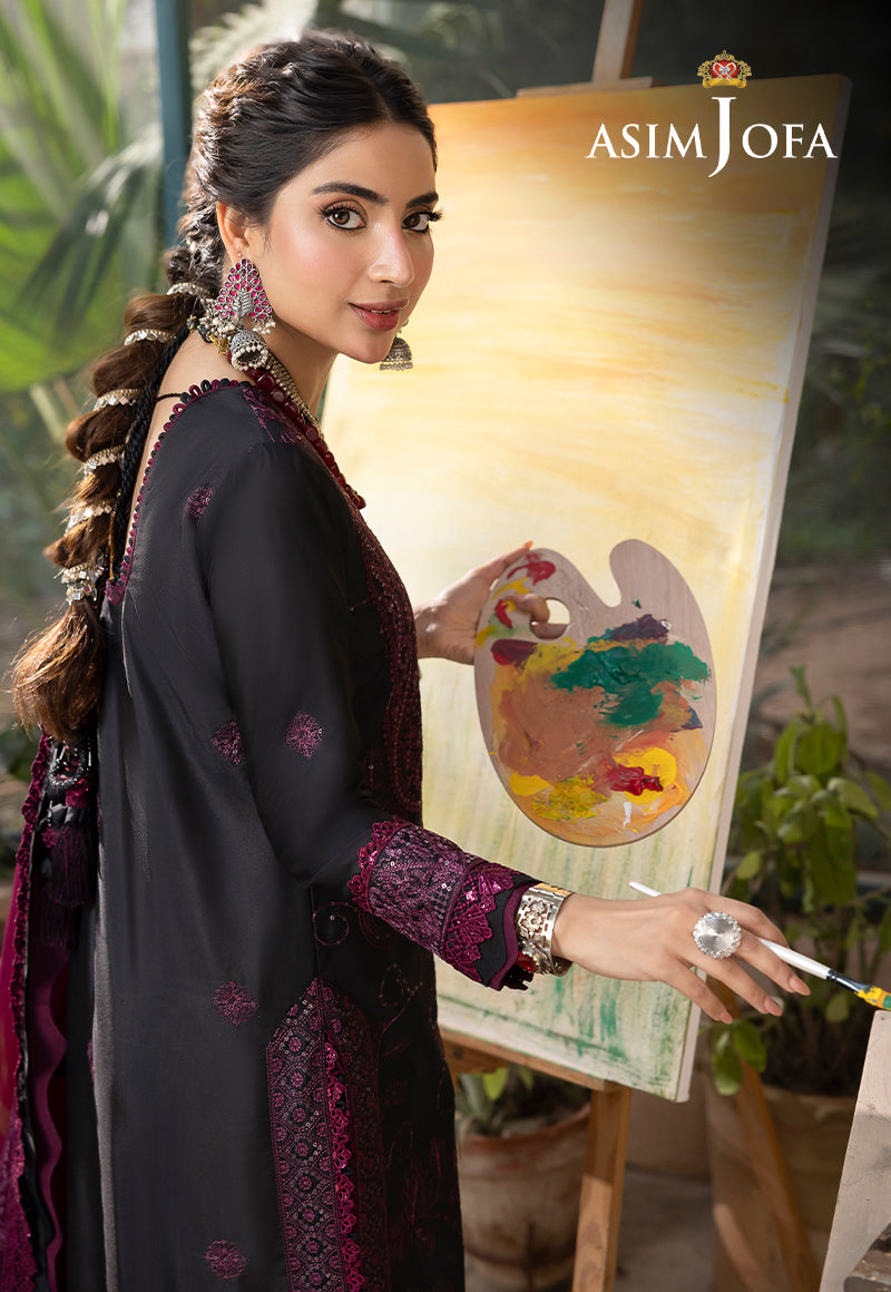 Ajso-188 Unstitched 2 Pcs Shirt Dupatta