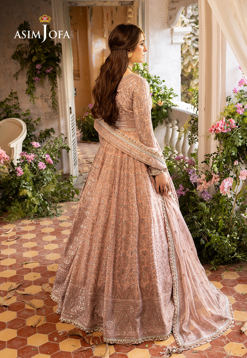 Ajso-170 Unstitched 3 Pcs Shirt Dupatta Trouser