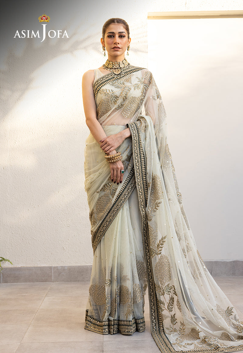 AJJH-09 EMBROIDERED POLY NET 3 PCS