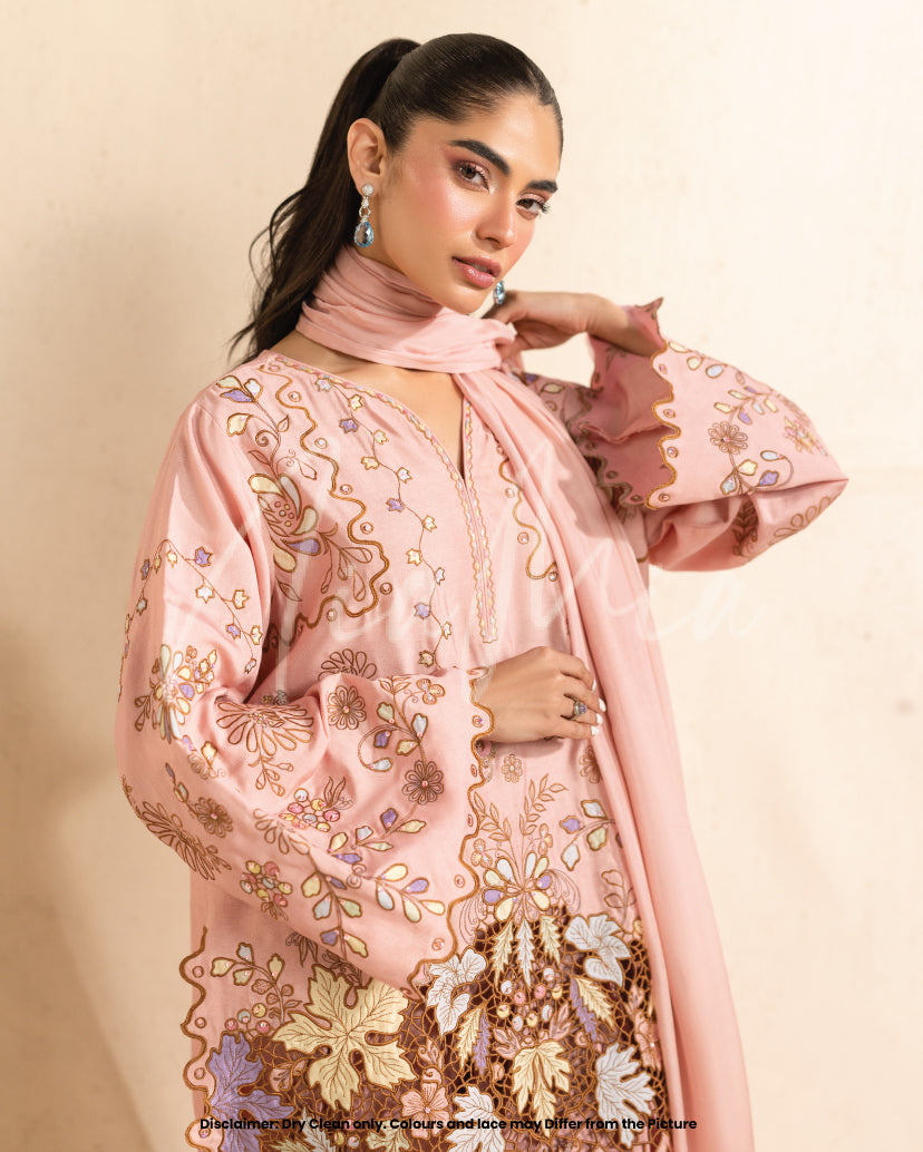 Mauve Pale Dupatta