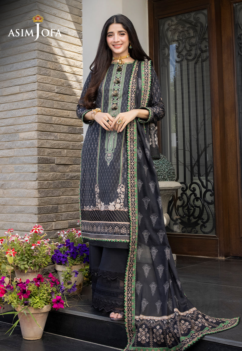 AJS-10 PRINTED LAWN 3 PCS