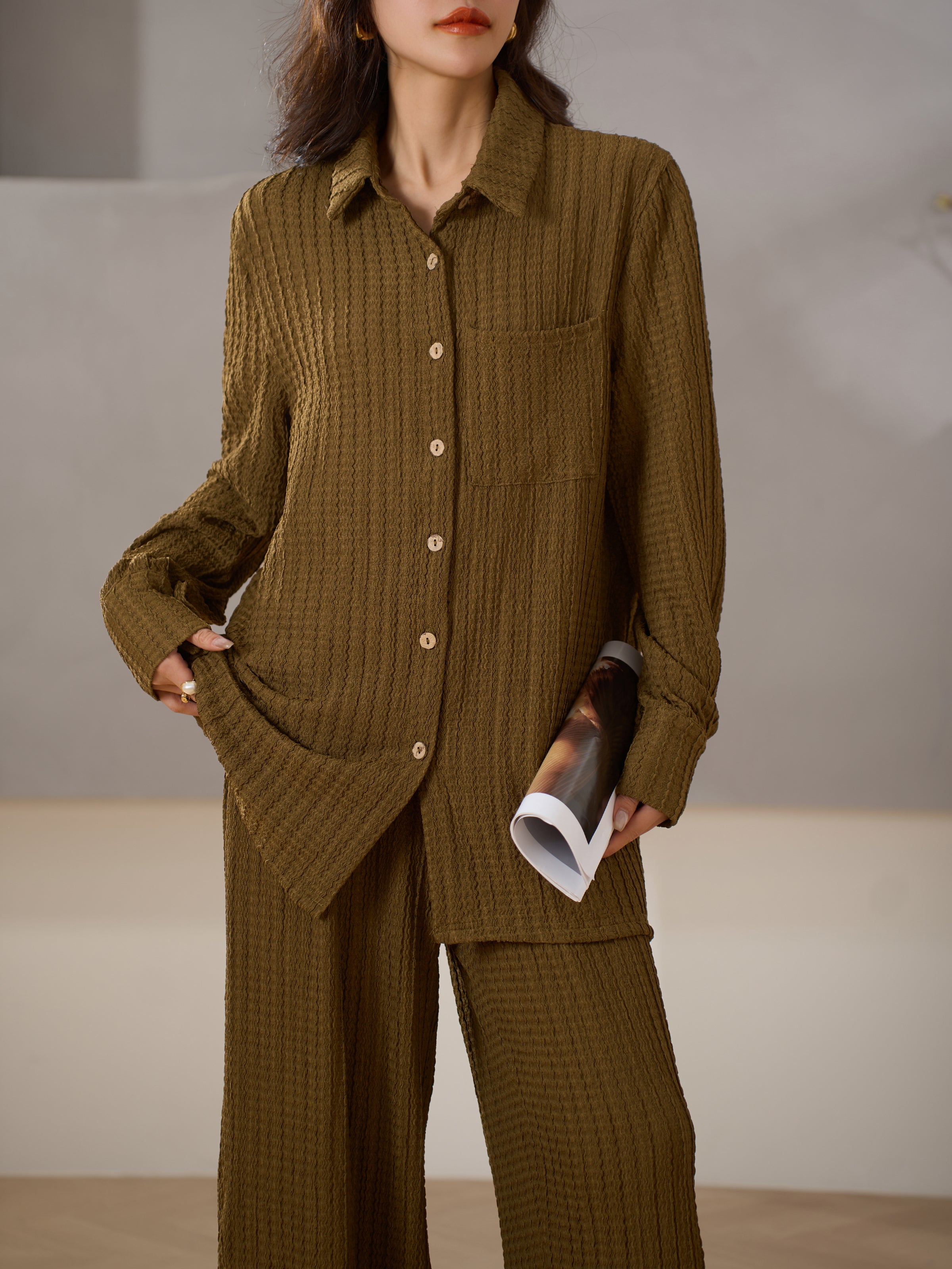 Santa Maria Textured Summer Suit