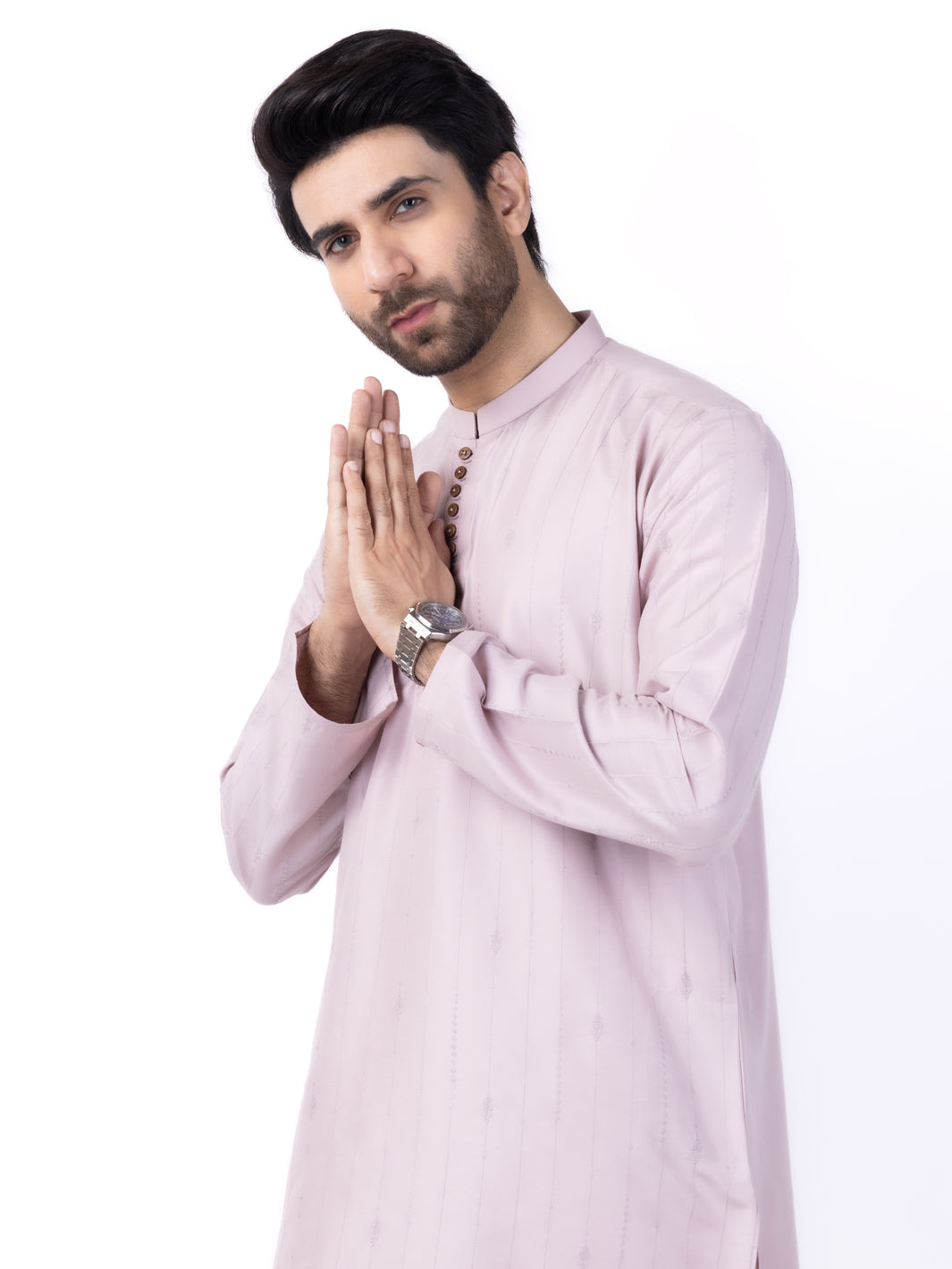 Lilac Blended Kurta - AL-K-1121C