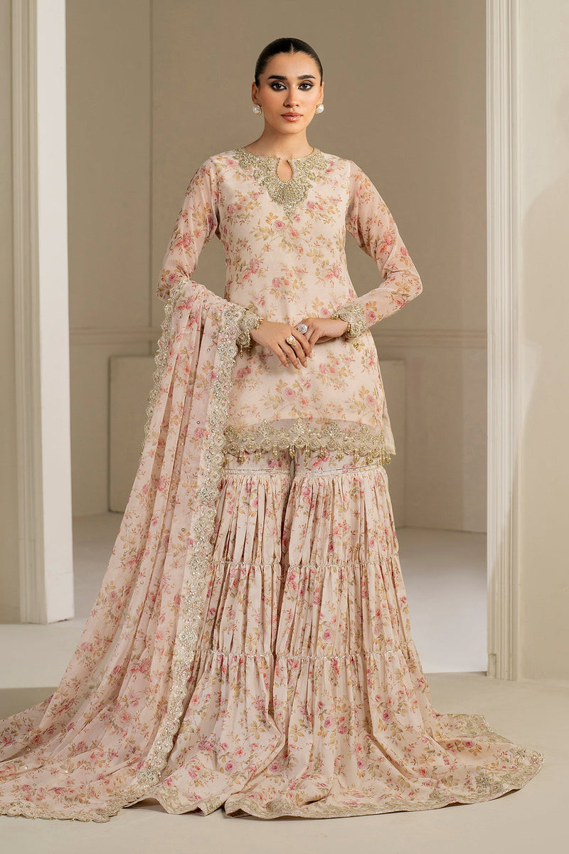 EMBROIDERED CHIFFON UF-4164