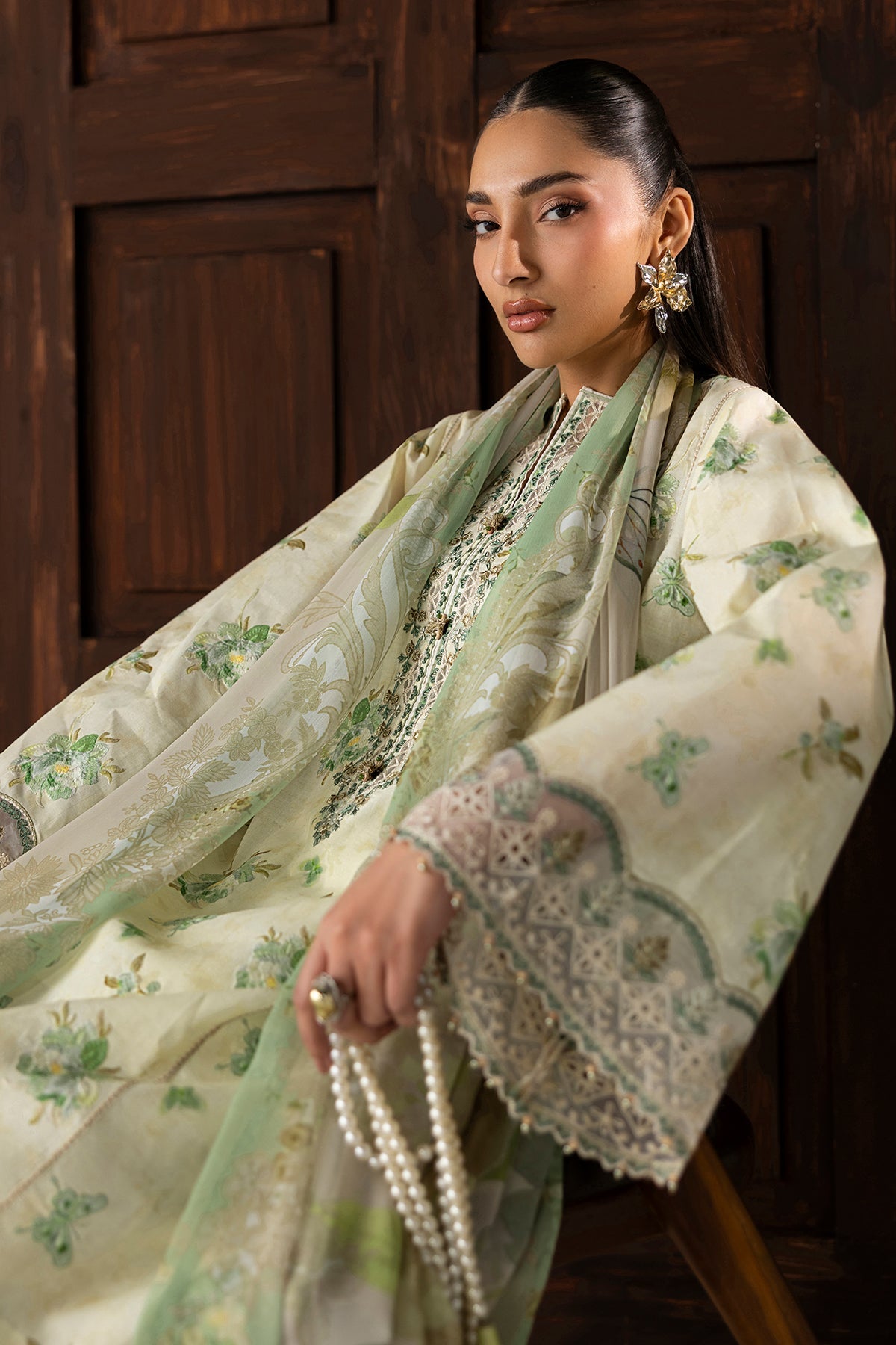 EMBROIDERED LAWN SF-4420