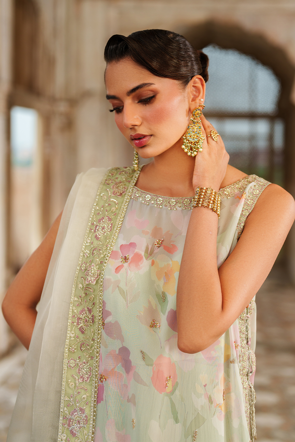 UE-549  Printed Chiffon