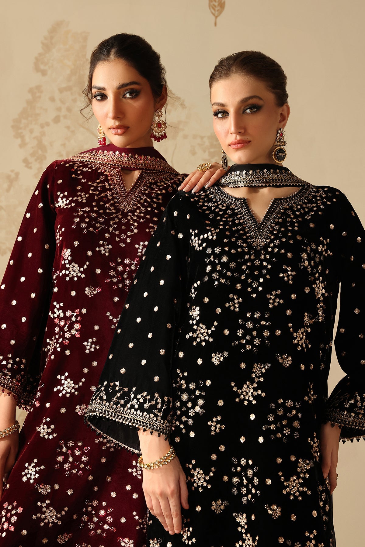 EMBROIDERED VELVET SF-4316