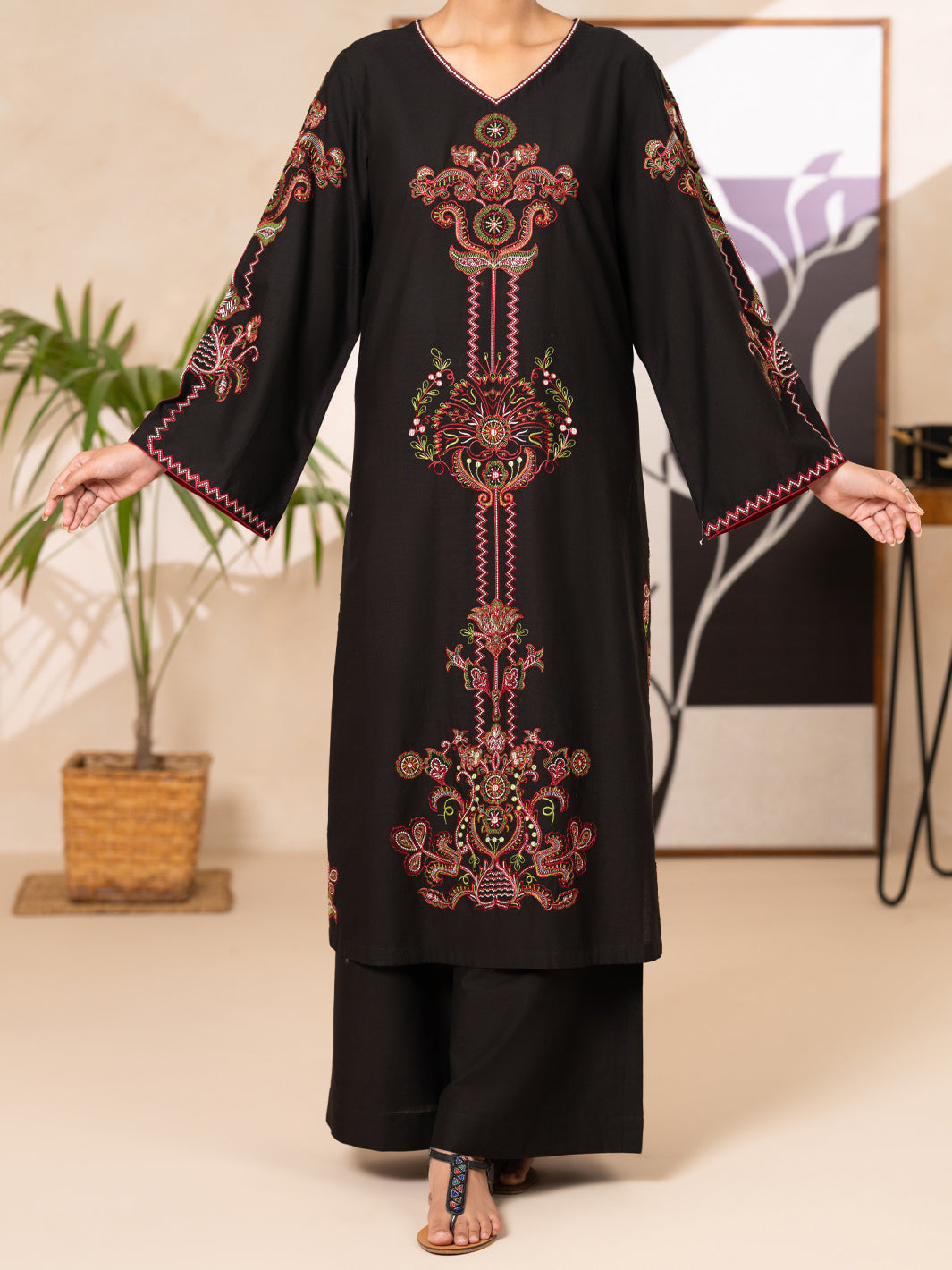 Black Kurti - AL-LK-1174