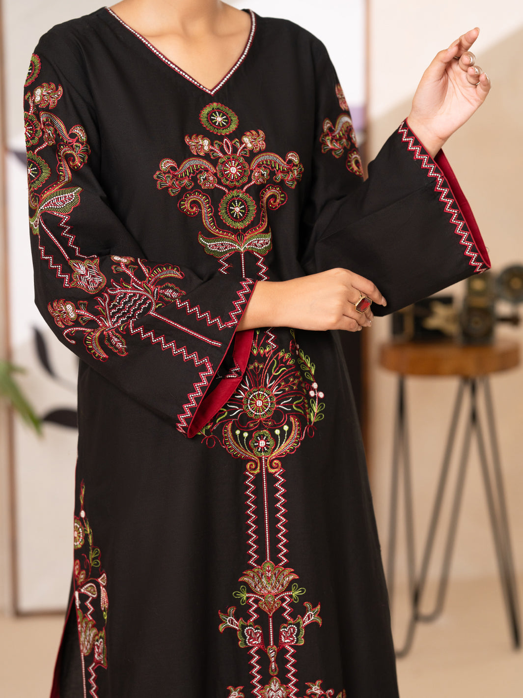 Black Kurti - AL-LK-1174
