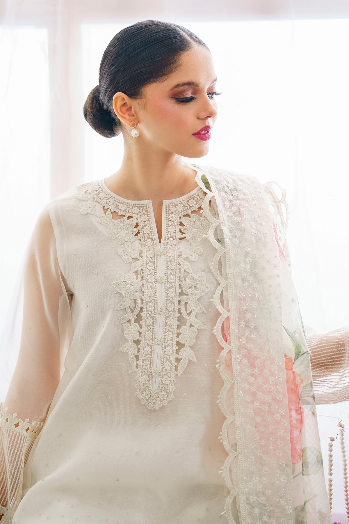 Embroidered Organza Sf-526