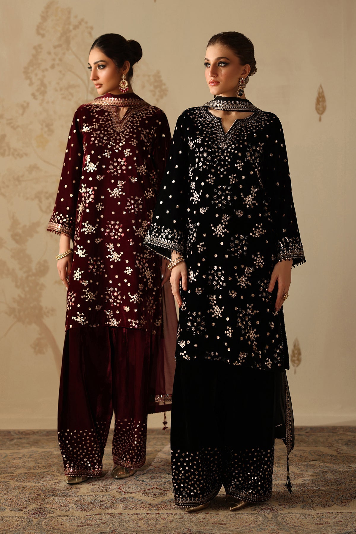 EMBROIDERED VELVET SF-4316