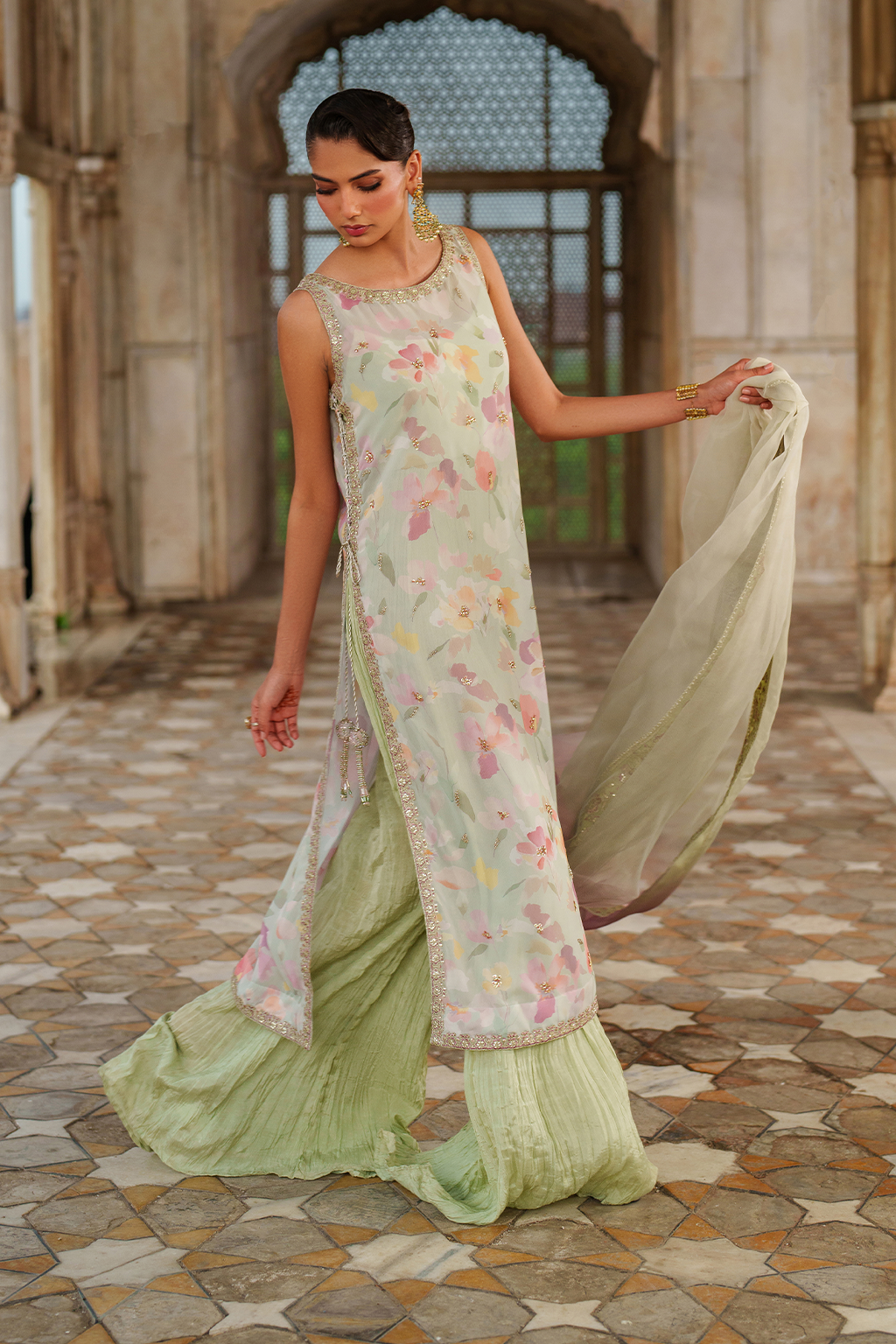 UE-549  Printed Chiffon