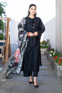 EMBROIDERED PRINTED LAWN UF-4080