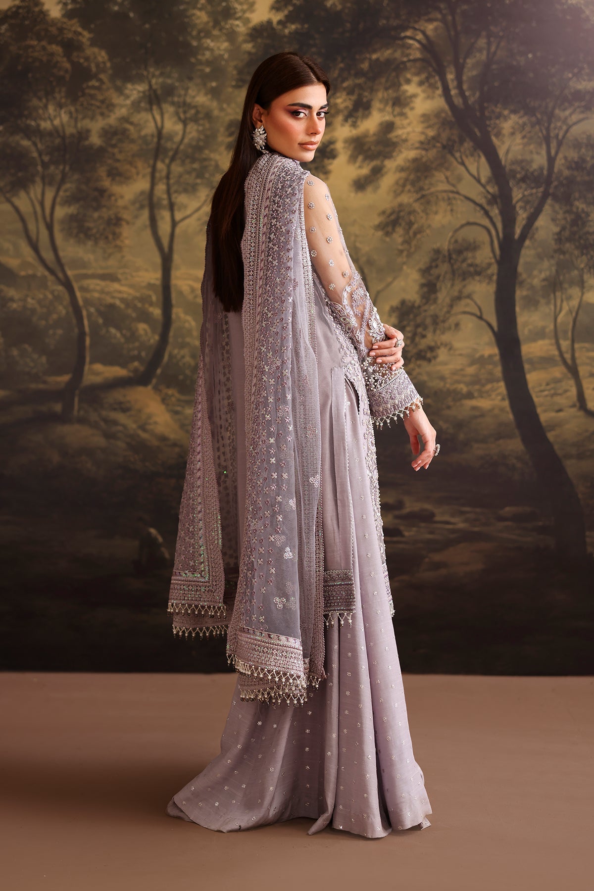 Embroidered Net Uf-4379