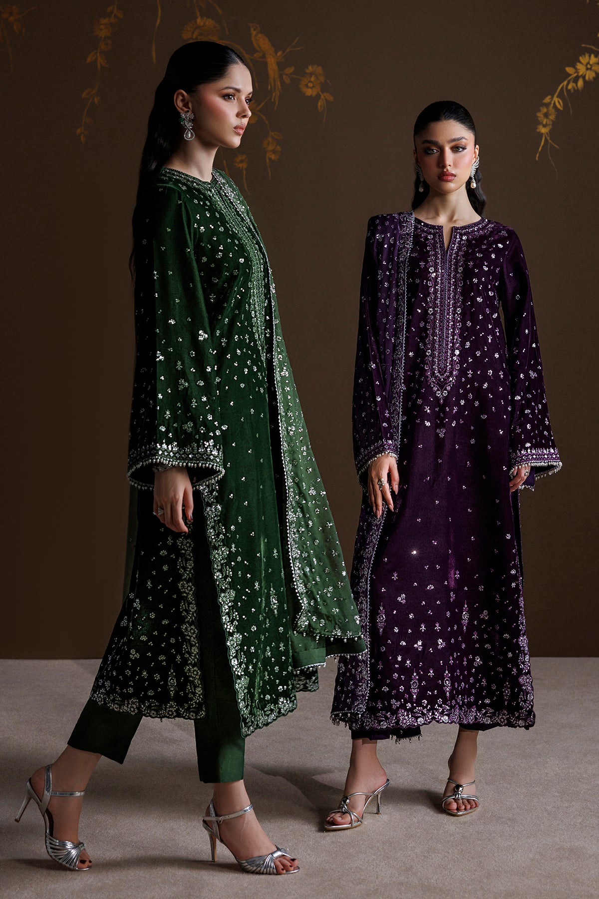 EMBROIDERED VELVET SF-4545