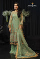 AJN-18 EMBROIDERED ORGANZA 3 PCS
