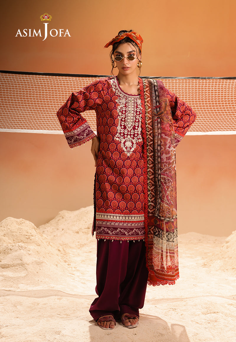 AJSO-477 Unstitched 1 Pc Dupatta
