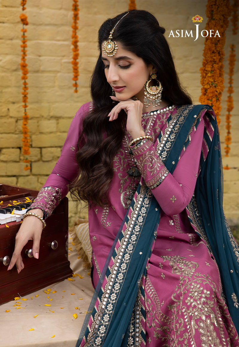 Ajab-19 Embroidered Cotton Silk 3 Pcs