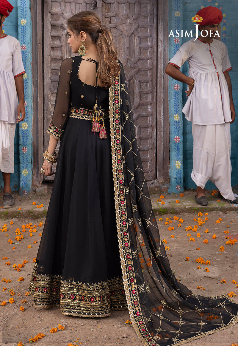 Ajab-25 Embroidered Chiffon 3 Pcs