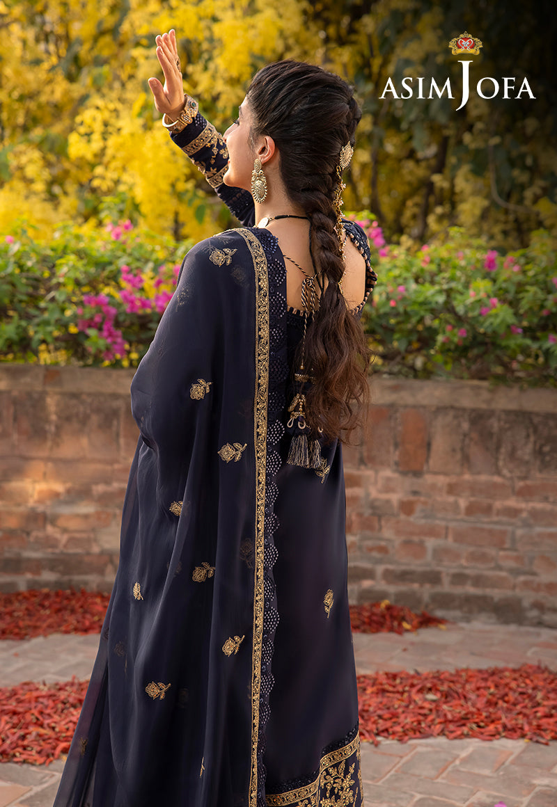 AJSW-15 EMBROIDERED LAWN SILK 3 PCS