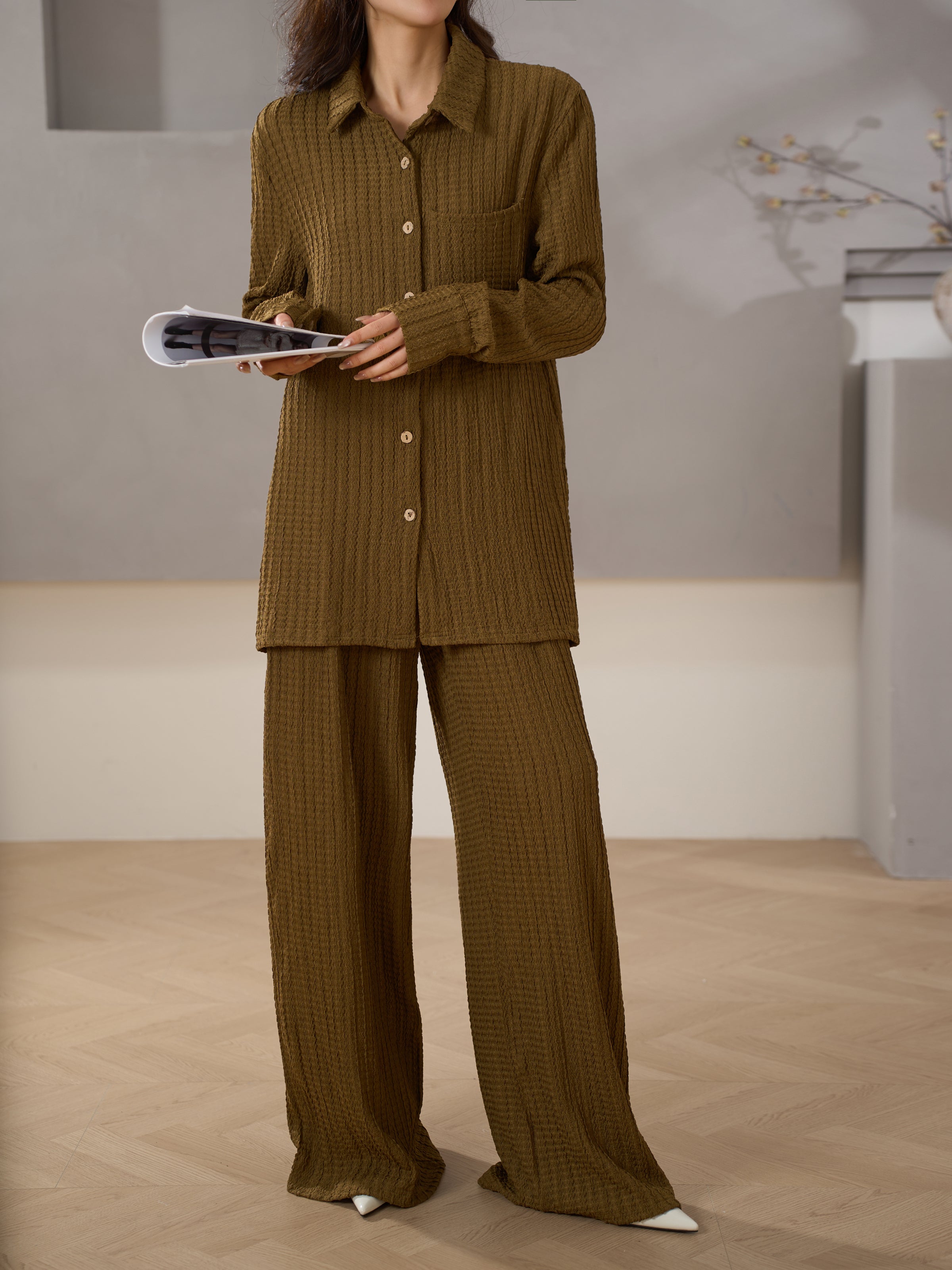 Santa Maria Textured Summer Suit