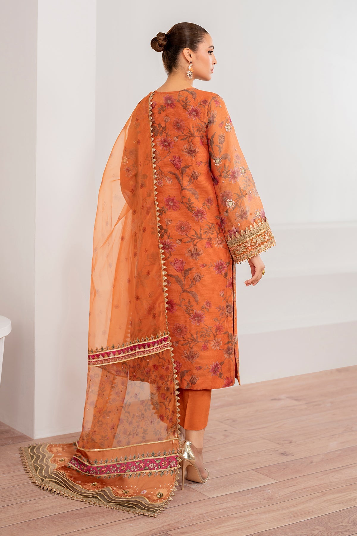 EMBROIDERED COTTON NET UF-4440