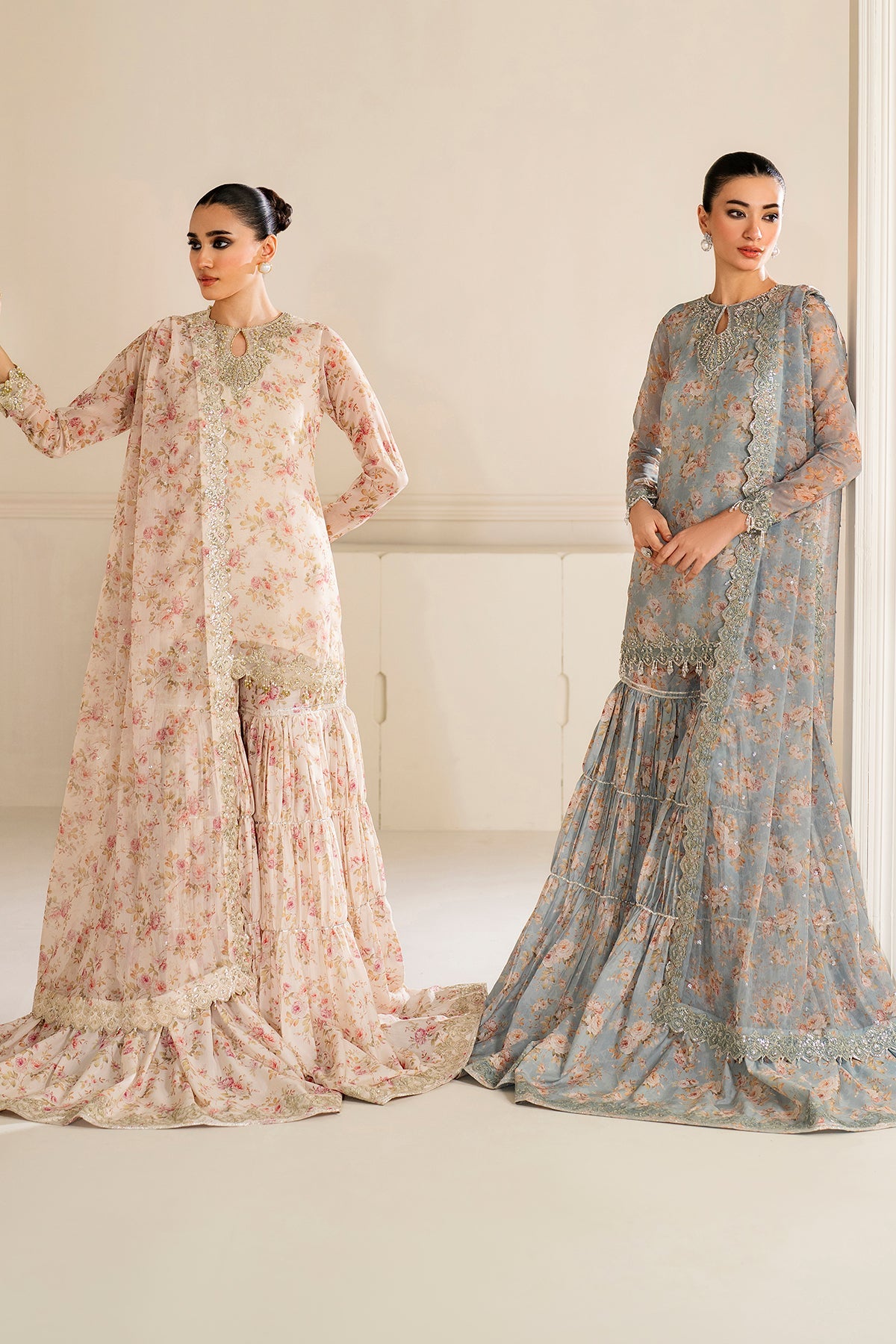EMBROIDERED CHIFFON SF-4164