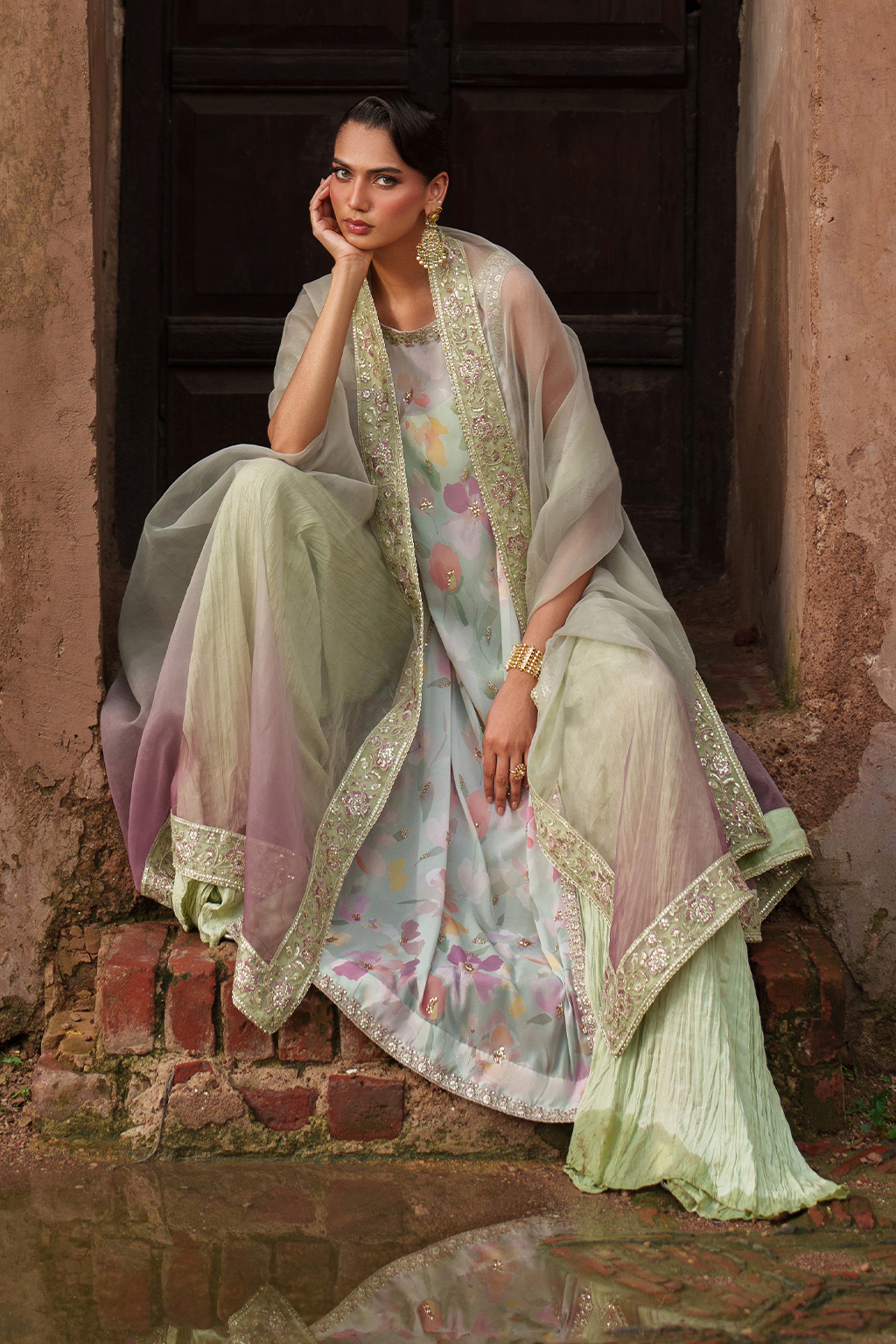 UE-549  Printed Chiffon