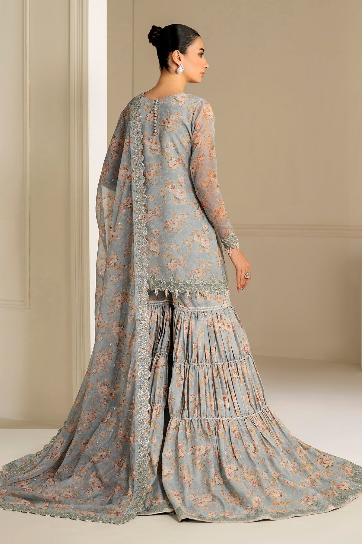 EMBROIDERED CHIFFON SF-4165
