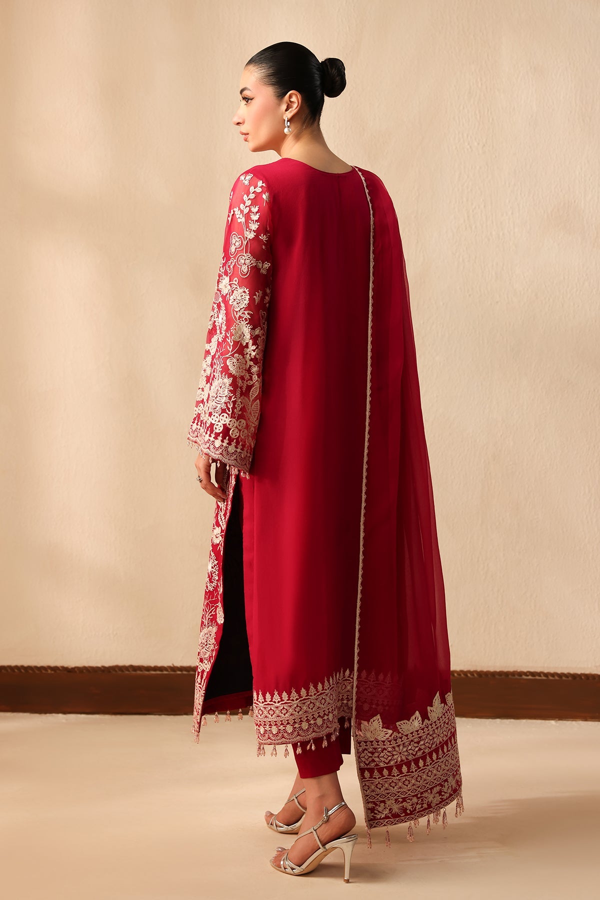 EMBROIDERED CHIFFON UF-4491