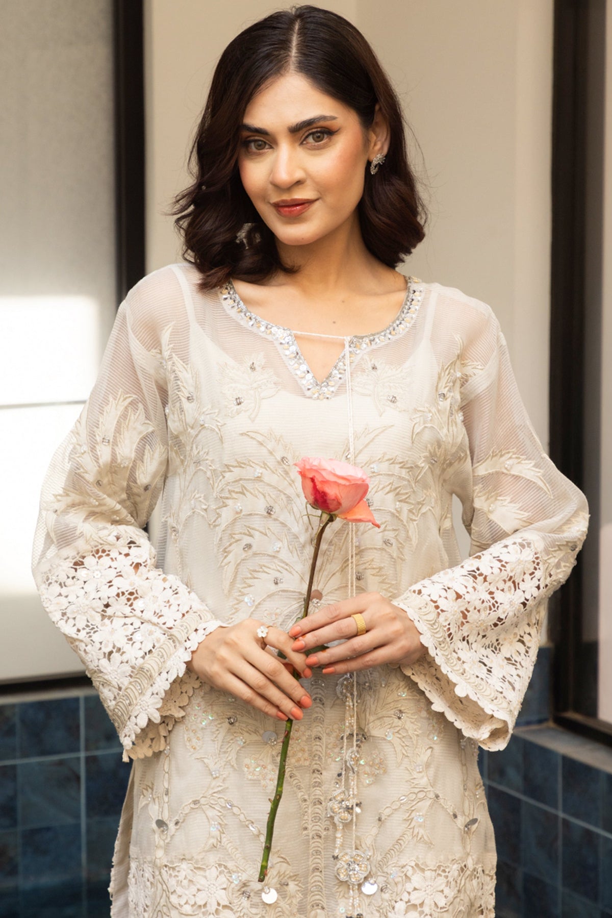 Inaara - Festive Edit (Off-white)
